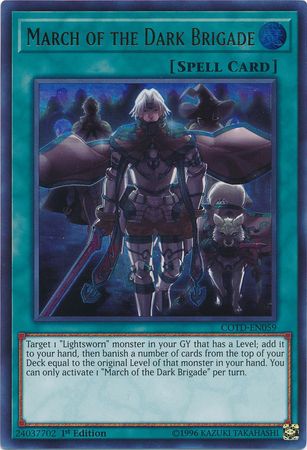 March of the Dark Brigade - COTD-EN059 - Ultra Rare 1