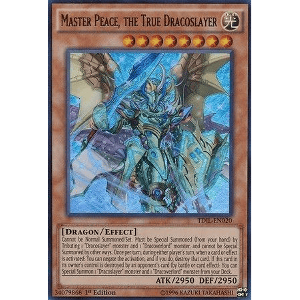 Master Peace, the True Dracoslayer - TDIL-EN020 - Ultra Rare 