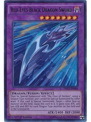 Red-Eyes Black Dragon Sword - DRL3-EN066 - Ultra Rare