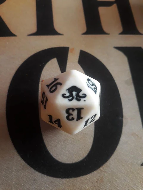 Dado Contador de vida - Blanco - Eldritch Moon  