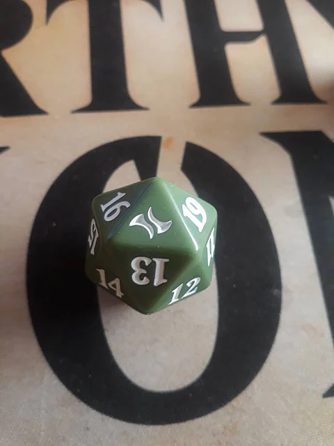 Dado Contador de vida - Verde - Fate Reforged