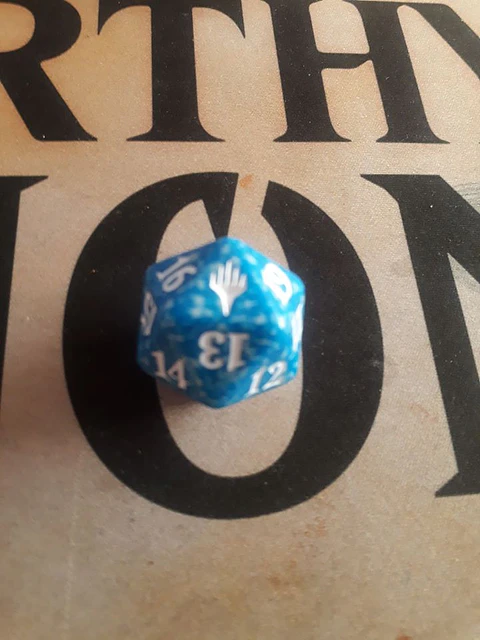 Dado Contador de vida - Azul - Planeswalker Logo