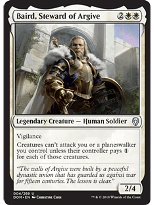Baird, Steward of Argive  - DOM