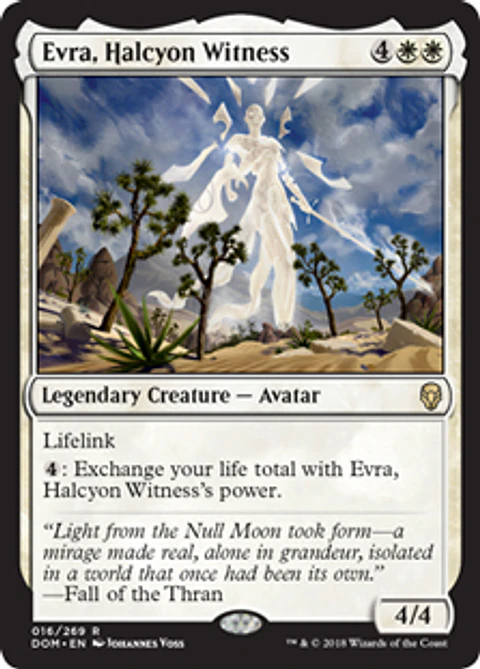 Evra, Halcyon Witness  - DOM