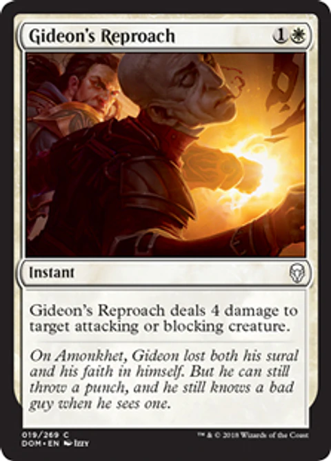 Gideon's Reproach - DOM