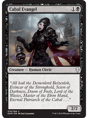 Cabal Evangel - DOM