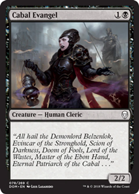 Cabal Evangel - DOM