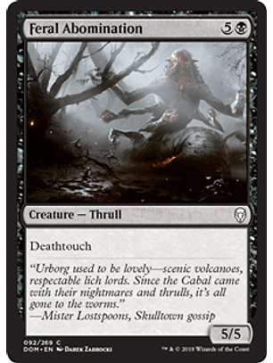 Feral Abomination  - DOM - C