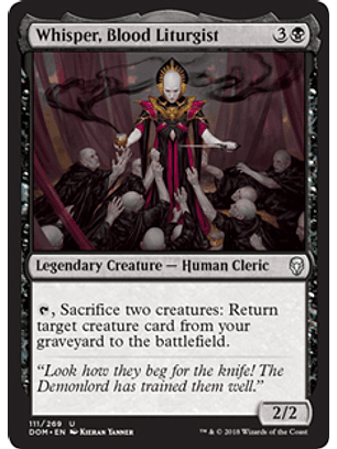 Whisper, Blood Liturgist  - DOM
