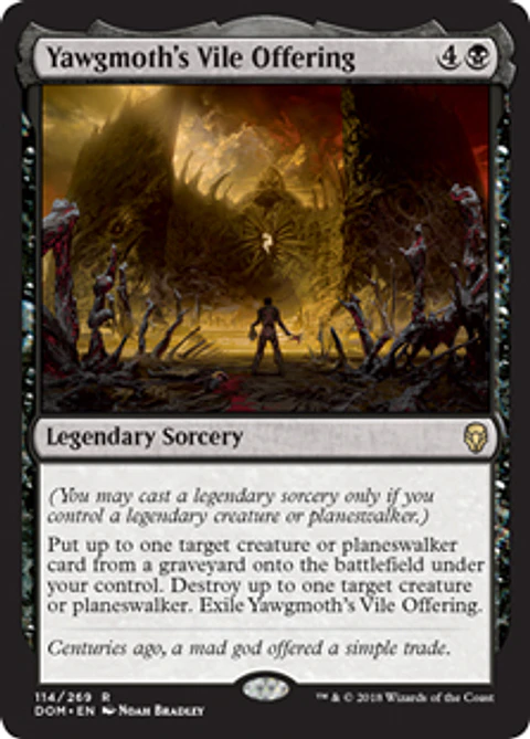 Yawgmoth's Vile Offering  - DOM