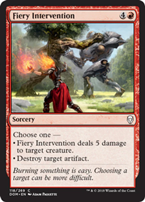 Fiery Intervention - DOM