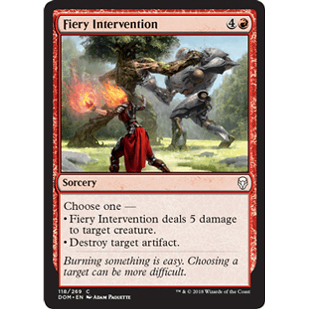 Fiery Intervention - DOM