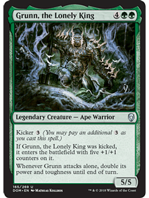 Grunn, the Lonely King  - DOM