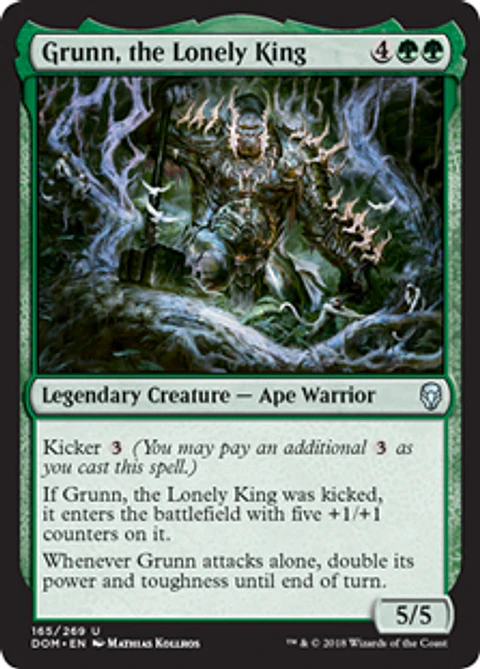 Grunn, the Lonely King  - DOM