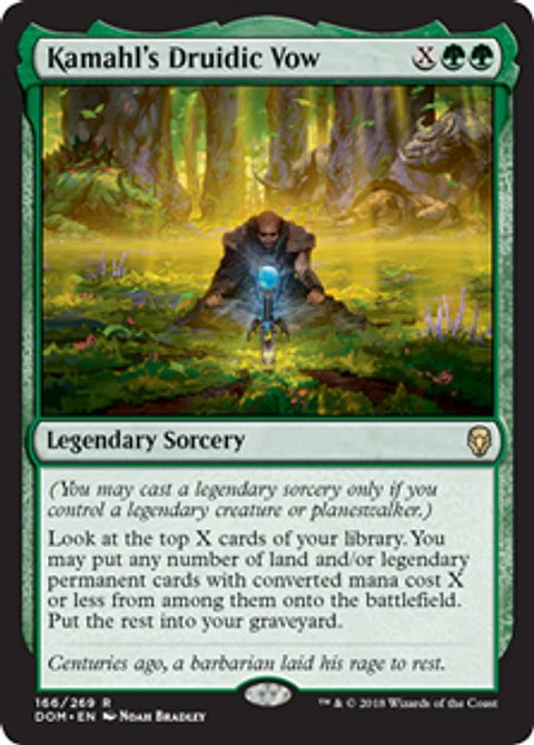 Kamahl's Druidic Vow - DOM