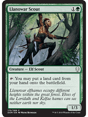 Llanowar Scout - DOM