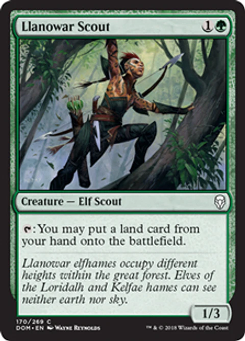 Llanowar Scout - DOM