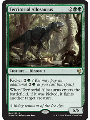 Territorial Allosaurus  - DOM