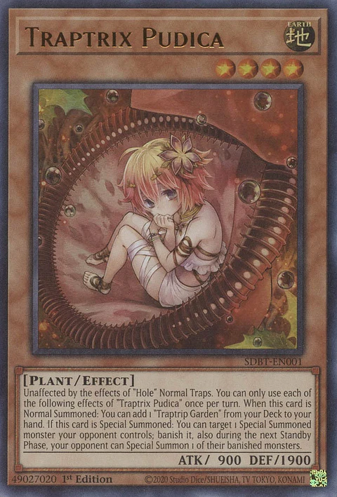 Traptrix Pudica - SDBT-EN001 - Ultra Rare 