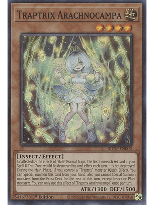 Traptrix Arachnocampa - SDBT-EN002 - Super Rare 