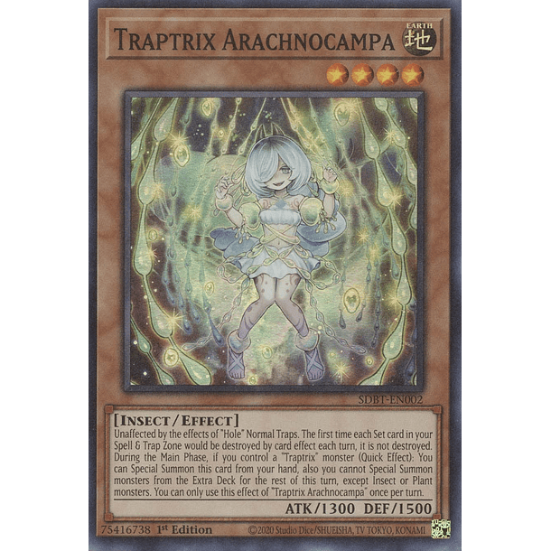 Traptrix Arachnocampa - SDBT-EN002 - Super Rare 