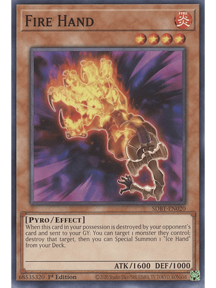 Fire Hand - SDBT-EN020 - Common 
