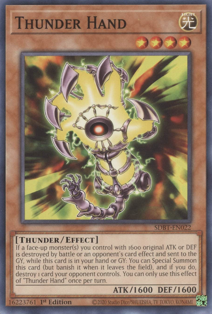 Thunder Hand - SDBT-EN022 - Common  1