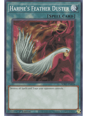 Harpie's Feather Duster - SDBT-EN026 - Common 