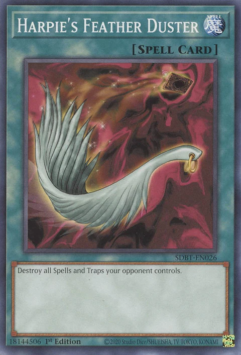 Harpie's Feather Duster - SDBT-EN026 - Common 
