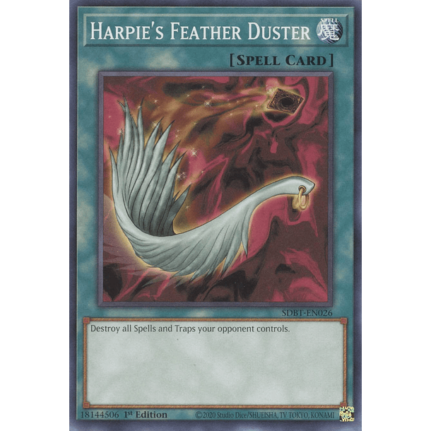 Harpie's Feather Duster - SDBT-EN026 - Common 
