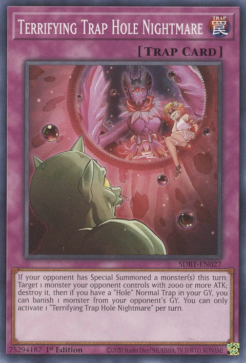 Terrifying Trap Hole Nightmare - SDBT-EN027 - Common 
