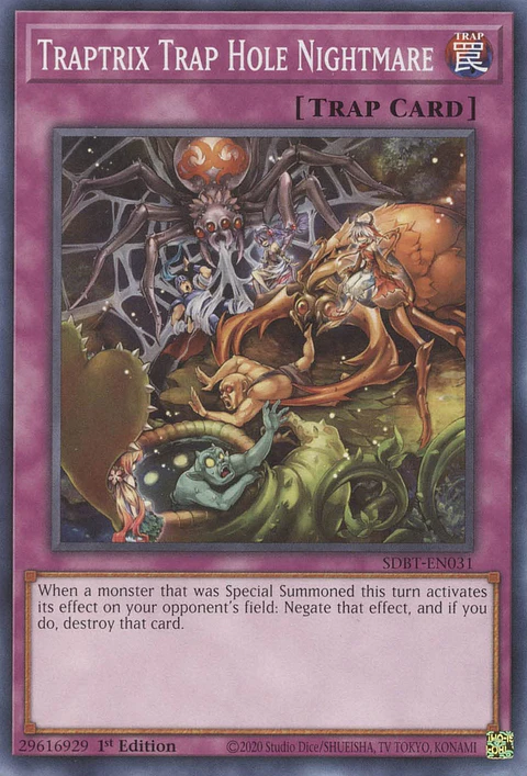 Traptrix Trap Hole Nightmare - SDBT-EN031 - Common 