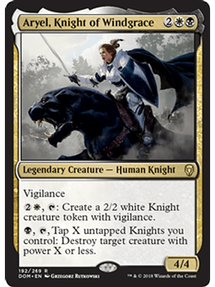 Aryel, Knight of Windgrace- DOM