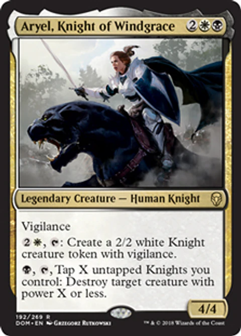 Aryel, Knight of Windgrace- DOM