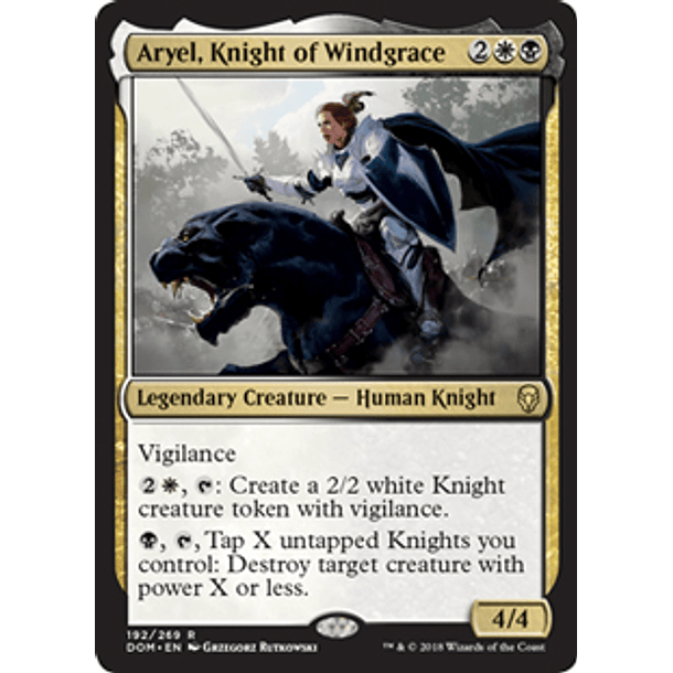 Aryel, Knight of Windgrace- DOM