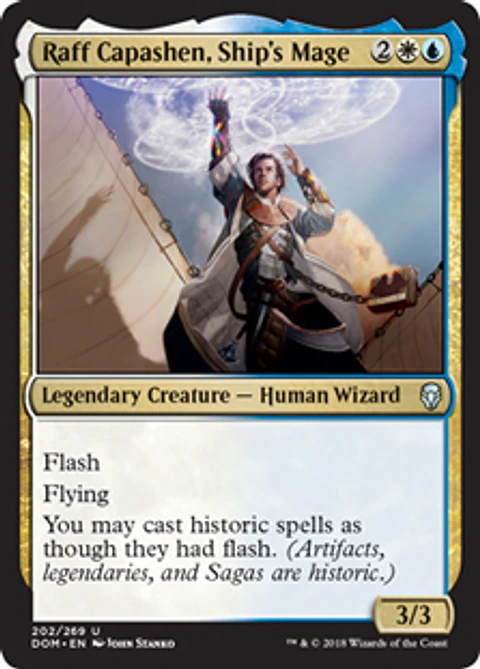 Raff Capashen, Ship's Mage - DOM