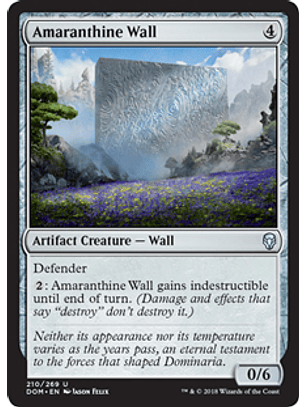 Amaranthine Wall  - DOM