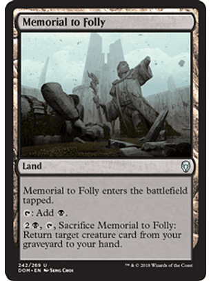 Memorial to Folly - DOM