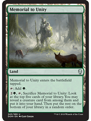 Memorial to Unity - DOM