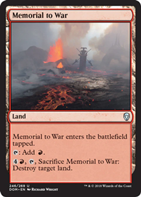 Memorial to War - DOM
