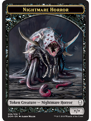 Nightmare Horror Token 006/016- DOM 