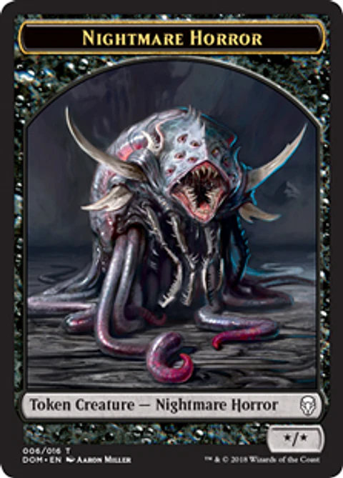 Nightmare Horror Token 006/016- DOM 