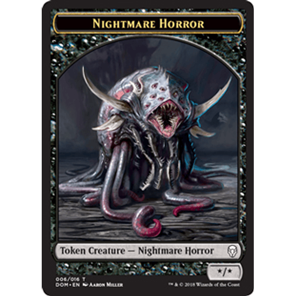 Nightmare Horror Token 006/016- DOM 