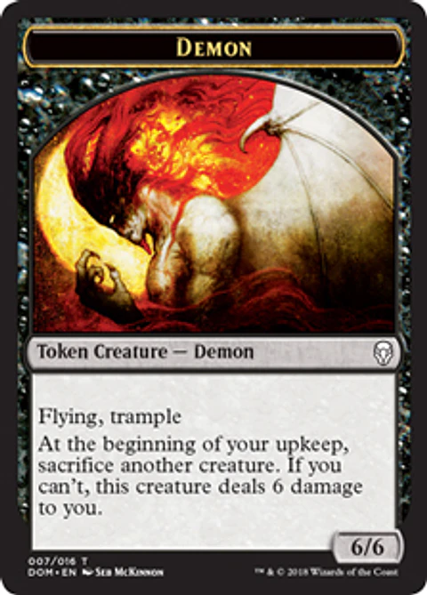 Demon Token 007/016 - DOM