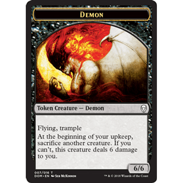 Demon Token 007/016 - DOM