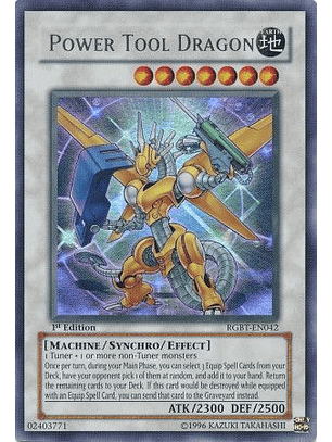 Power Tool Dragon - RGBT-EN042 - Ultra Rare (dañado)