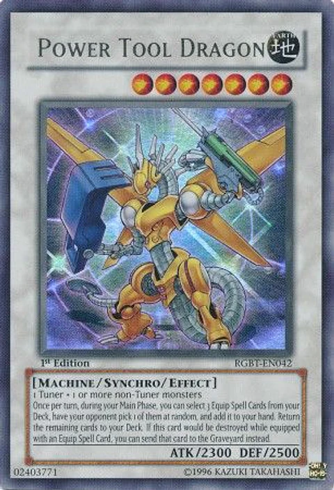 Power Tool Dragon - RGBT-EN042 - Ultra Rare (dañado)