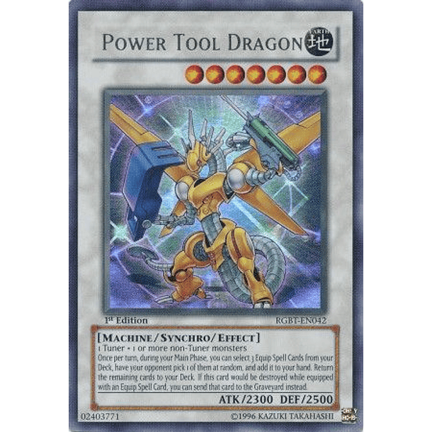 Power Tool Dragon - RGBT-EN042 - Ultra Rare (dañado)