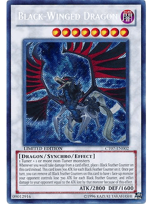 Black-Winged Dragon - CT07-EN002 - Secret Rare