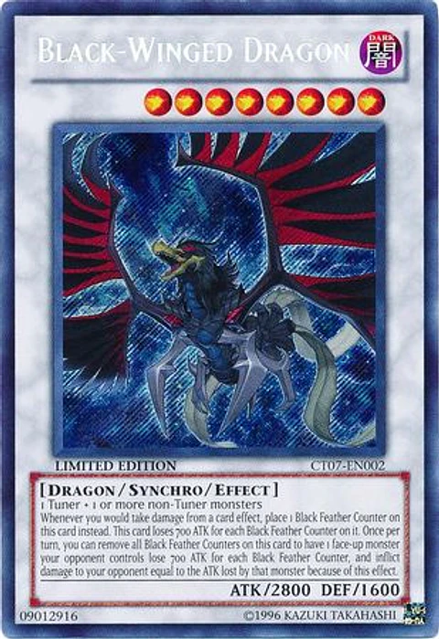Black-Winged Dragon - CT07-EN002 - Secret Rare